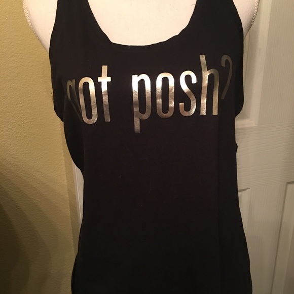 Got Posh Graphic Tee NEW Tank top Sz M - Picture 1 of 8
